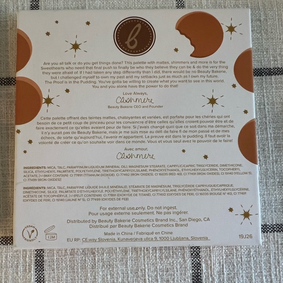 Beauty Bakerie Proof is in the Pudding Neutrals Eyeshadow Palette, New in Box - Picture 2 of 4
